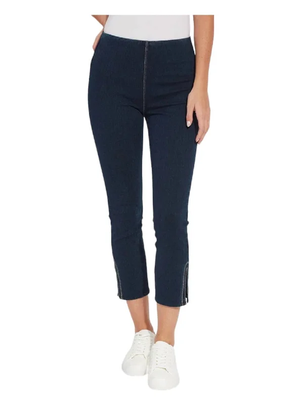Trendy Fashion For Women Poppy Embroidered Denim Jeans In Indigo