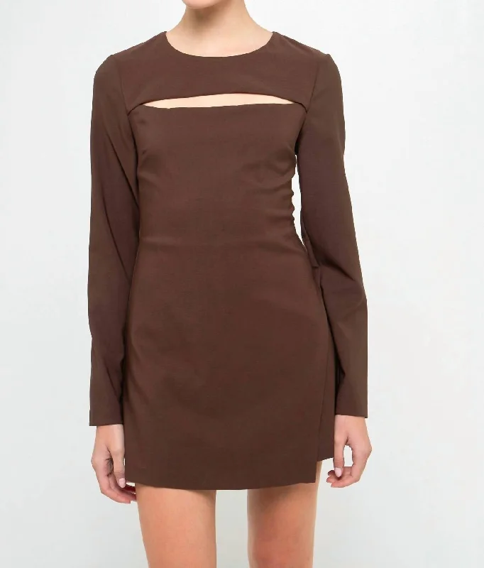 Cool Prices Talk Too Much Romper In Brown