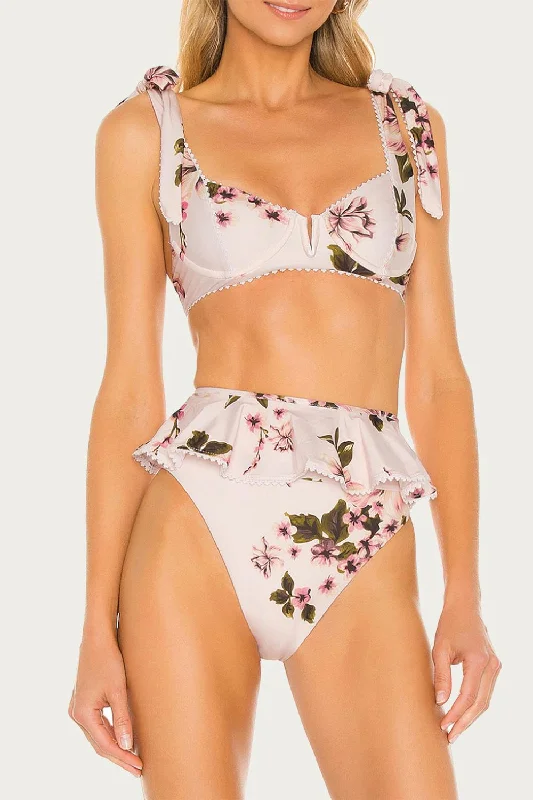 Fashion Essentials Blair Top In Pink Floral
