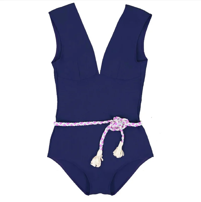 Limited Stock Mom Palerma One Piece In Blueberry