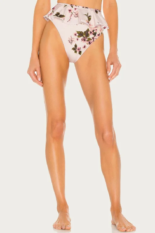 Trendsetting Threads Daisy Bikini Bottom In Pink Floral