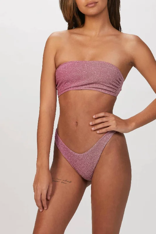 Summer Fashion Kelsey Top In Pink Shine Ombre