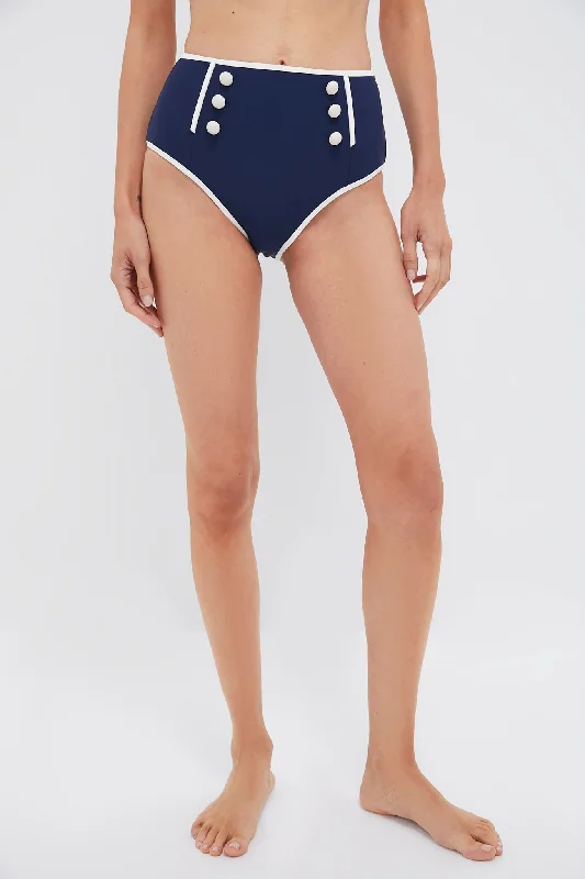 Browse Our Top Products Midnight Colby Sailor Front Bikini Bottom