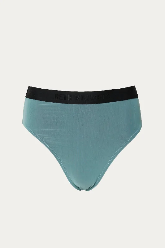 Special Offers Mesh Overlay Kim Bikini Bottom In Mint