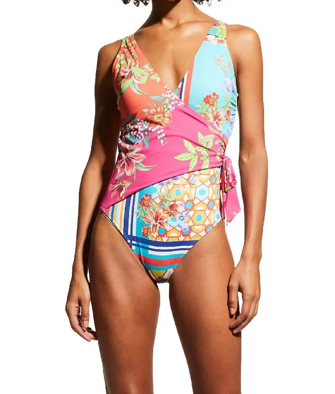 Premium Fashion Mixi One Piece In Multi