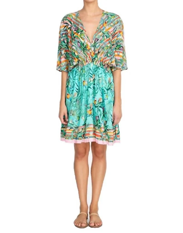 Flash Deals Taina Dolman Cover Up In Multi