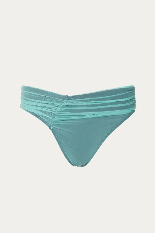 Trendy Threads Mesh Delrey Bikini Bottom In Mint