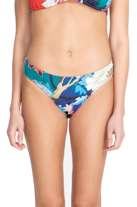 Feminine Soft - Hued Look Marritt Hipster Bikini Bottom In Multi