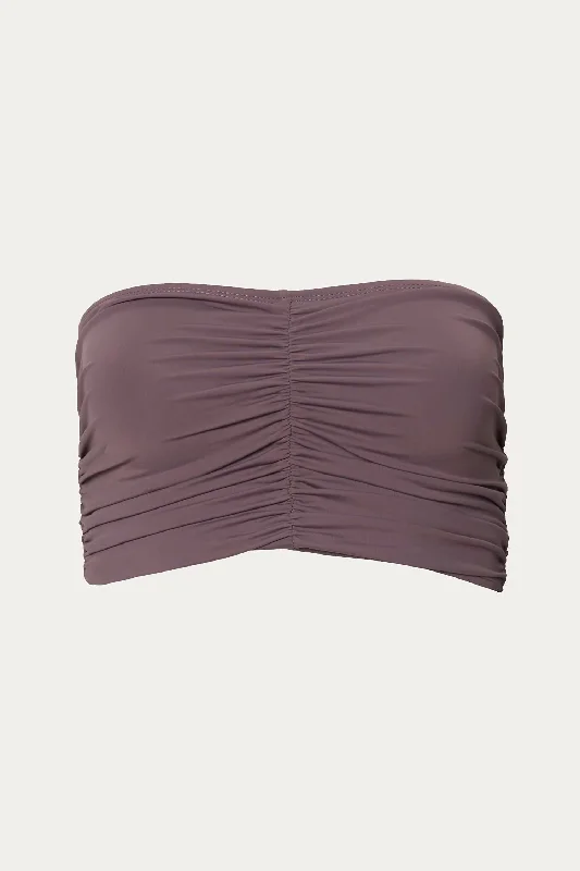 Redefining Women's Fashion Solid Delrey Top In Illusion