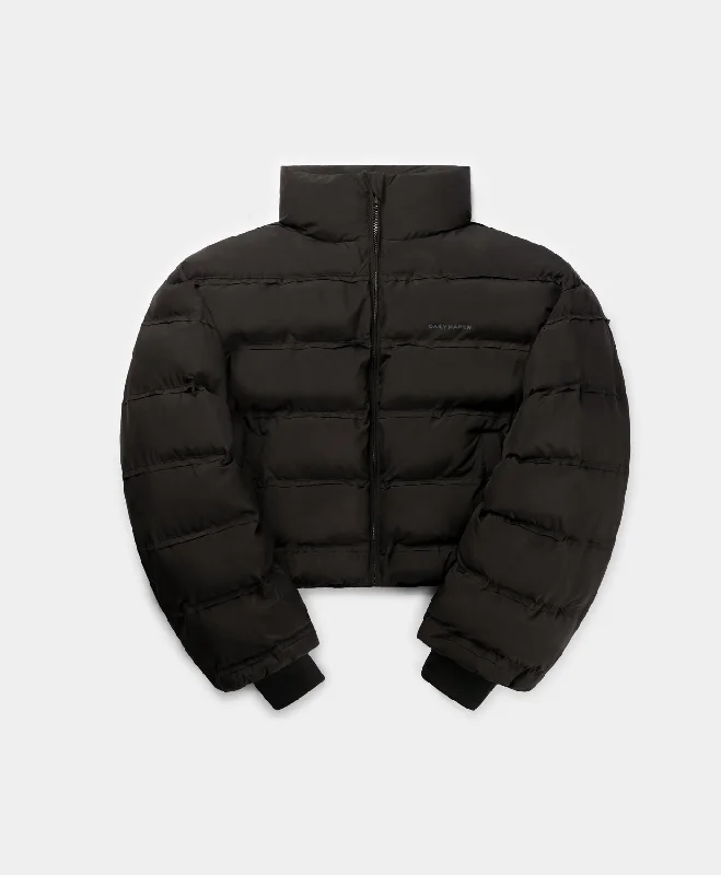Seasonal Fashion Black Relaxed Short Puffer