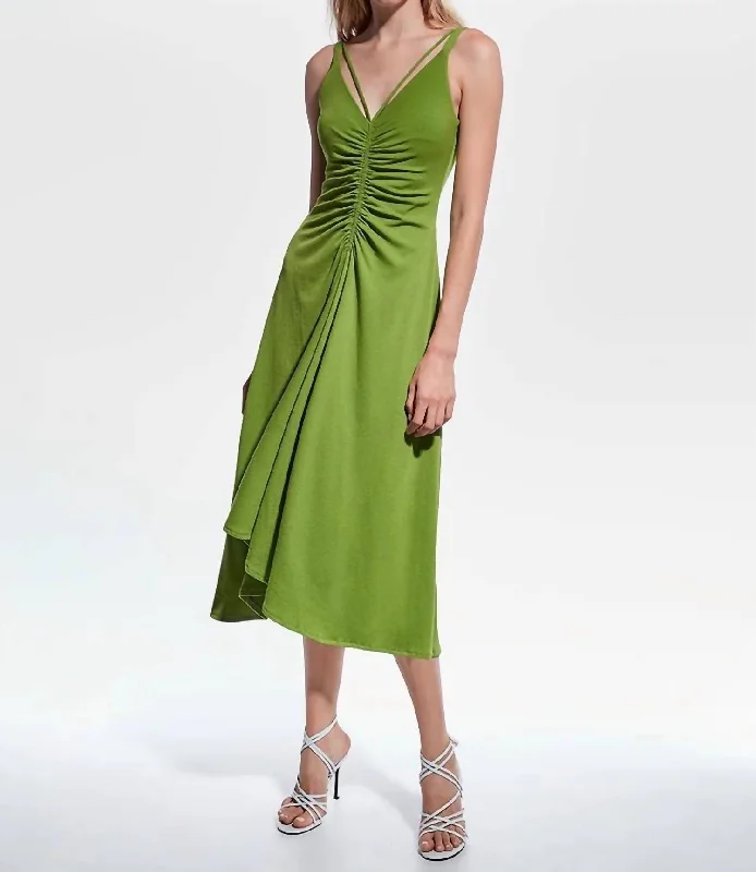 Save Big Maddy Dress In Green