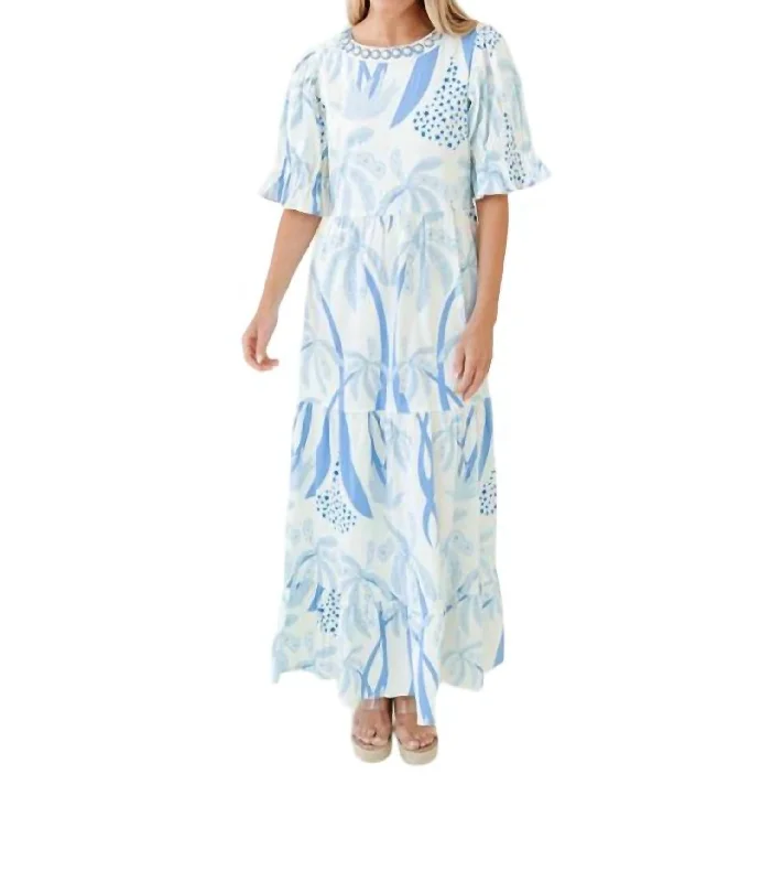 Massive Selection Sale Michola Dress In Coastal Palm