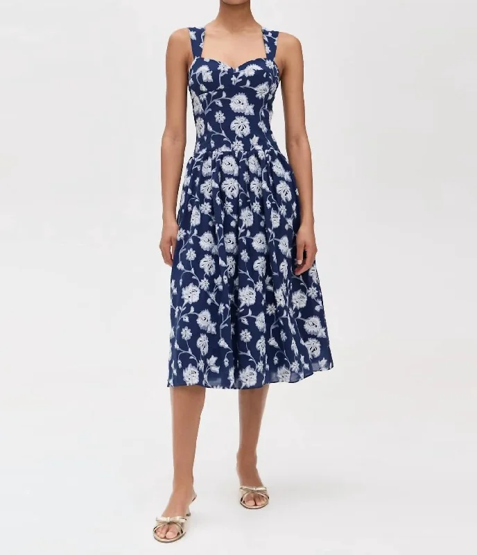 Women's Clothing for Every Occasion Abernathy Dress In Navy