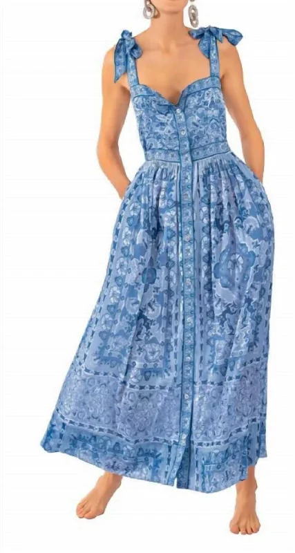 New Season Fashion Preview Fun In The Sun Dress In Blues Combo