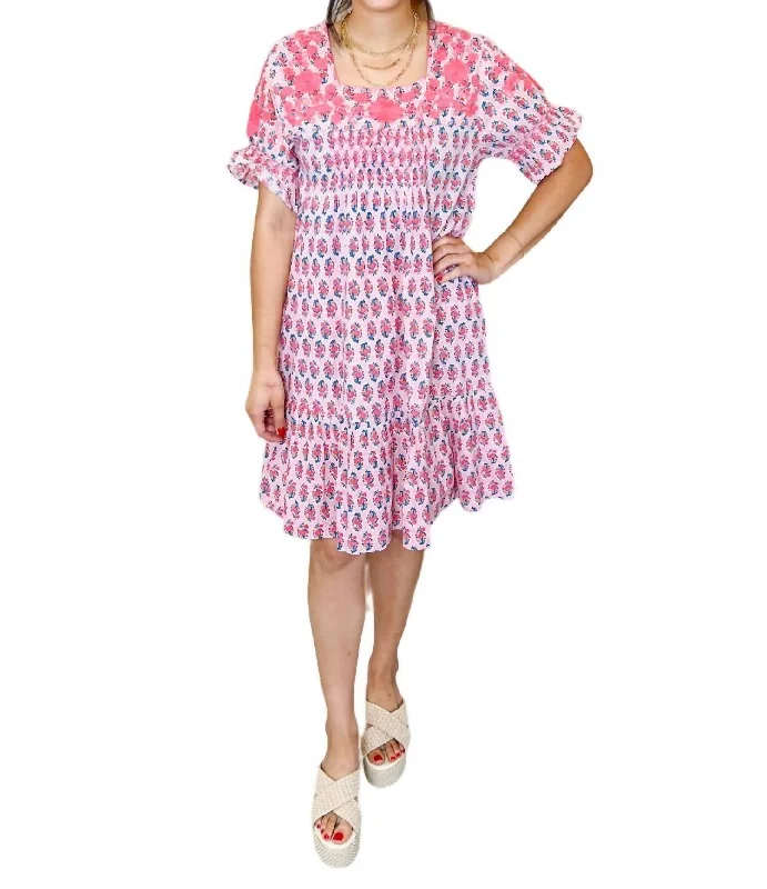 Trendy Threads Pretty Dress In Pink