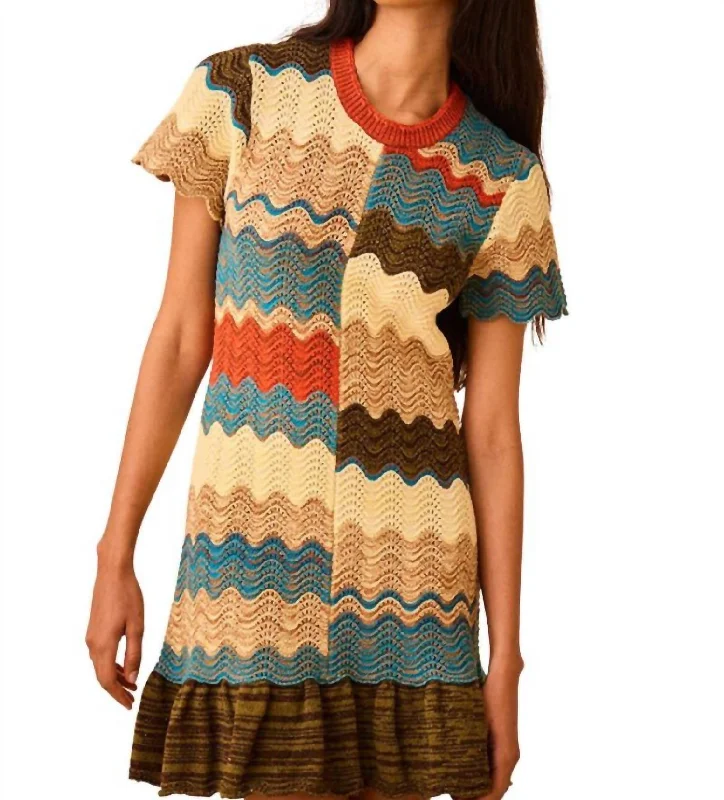 Versatile Women's Clothing for All Occasions Bernadette Dress In Autumn Wave