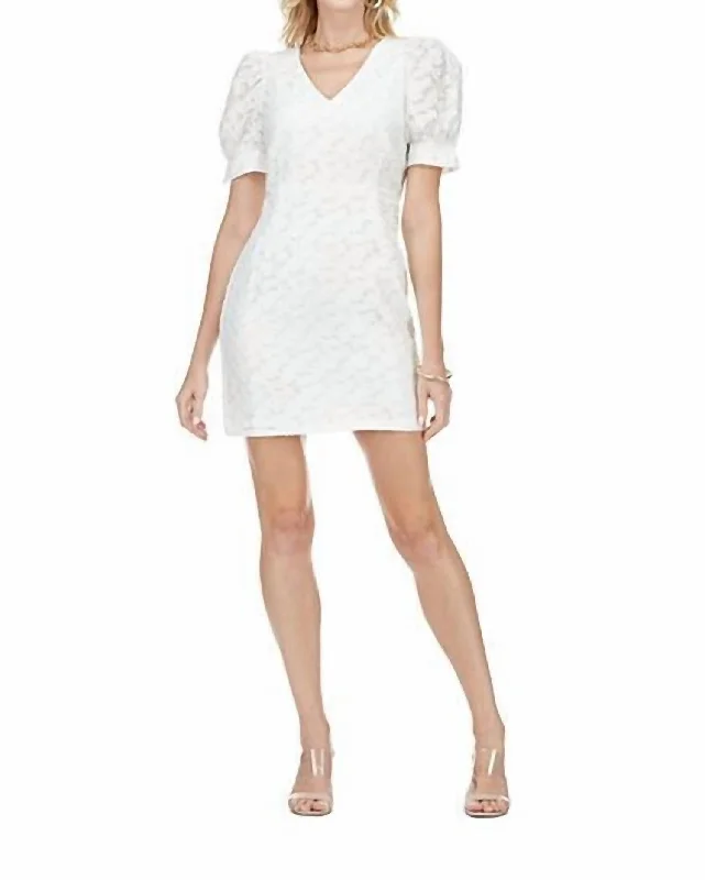 Sophisticated Women's Fashion Penelope Dress In White