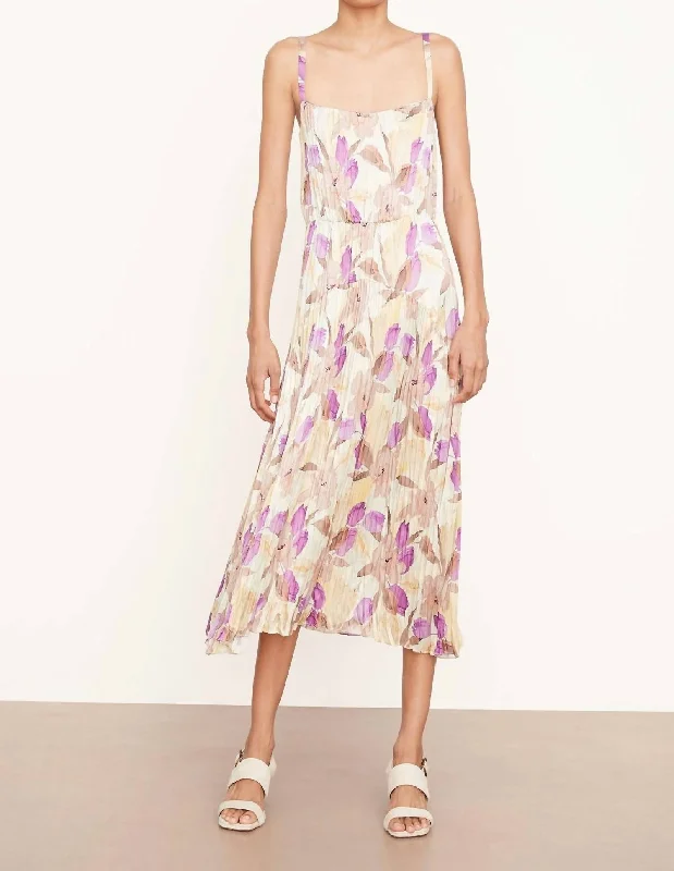 Limited Time Offer Nouveau Magnolia Crushed Cami Dress In Sun Dew