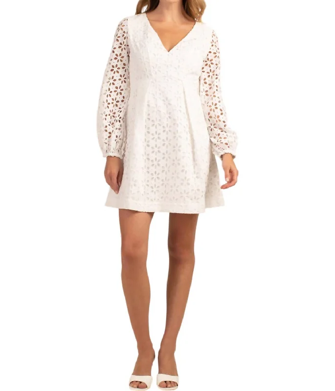 Women's Clothing Sets Grazia Dress In White