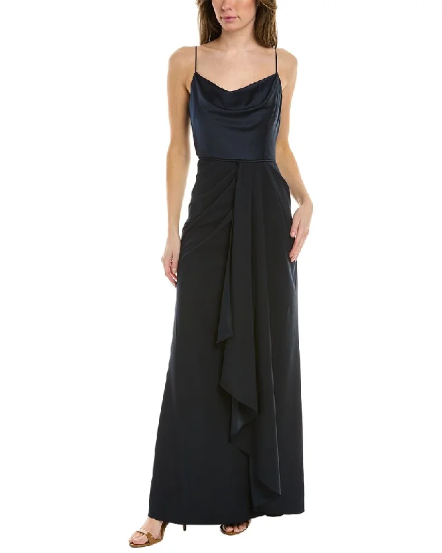 Coastal Beach - Inspired Style Adrianna Papell Evening Gown